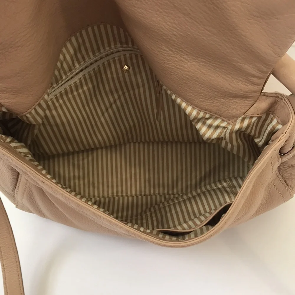 KATE SPADE Cobble Stone Little Minka Cream Shoulder Bag